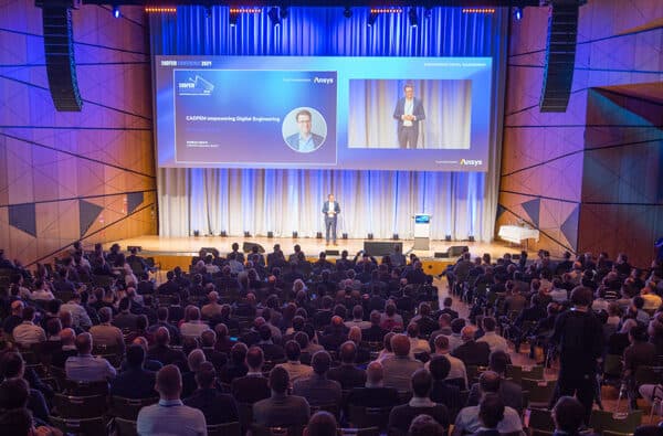 CADFEM Conference Begrüßung mit Geschäftsführer Matthias Alb