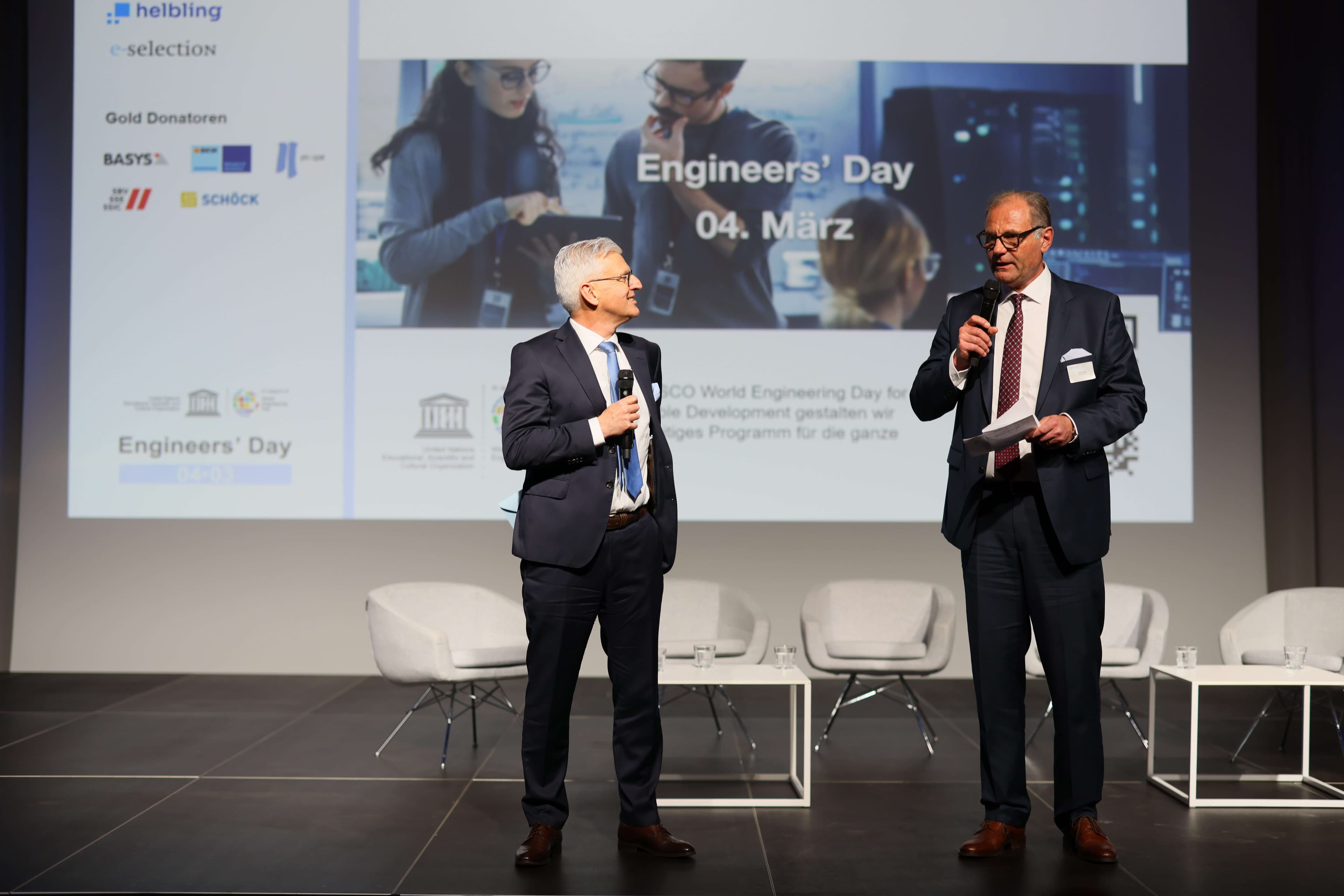 Die beiden Co-Initiatoren des Engineers' Day – Christian Vils und Daniel Löhr.
