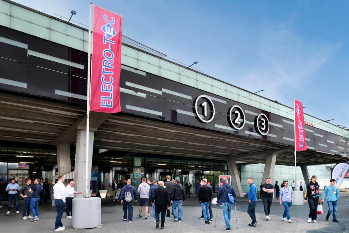 Eingang der Messe: Aufgrund der erfreulich hohen Nachfrage der Aussteller wird die Electro-Tec 2025 auf einer grösseren Ausstellungsfläche stattfinden.