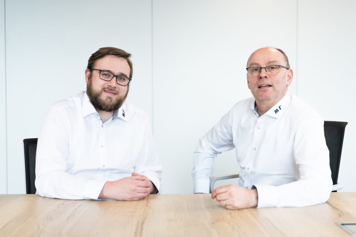 Harm Hanekamp (rechts) und Roderik Weijenberg (links).